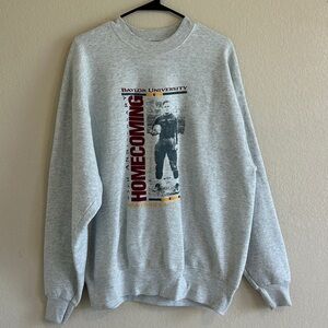 Vintage Baylor Bears Sweatshirt XL 1992 Homecoming Football Spots Wear